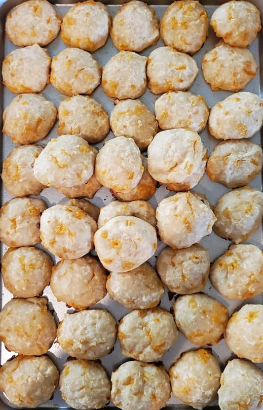 Chewy cheesy puffs